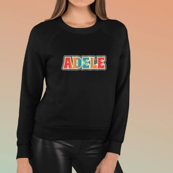 Adele Groovy retro vintage lettering T-Shirt