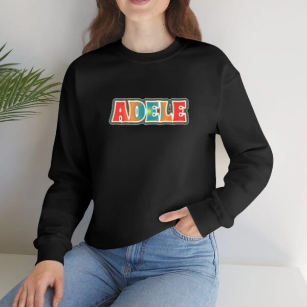 Adele Groovy retro vintage lettering T-Shirt2