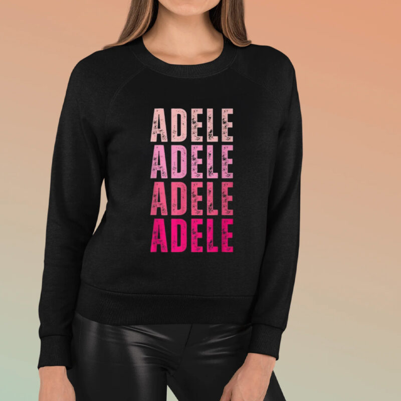 I Love Adele Motif Nom Personnalisé Adele T-Shirt