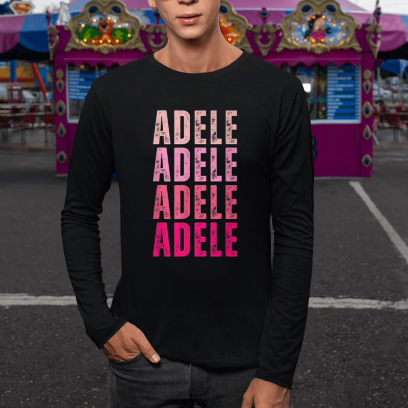 I Love Adele Motif Nom Personnalisé Adele T-Shirt1