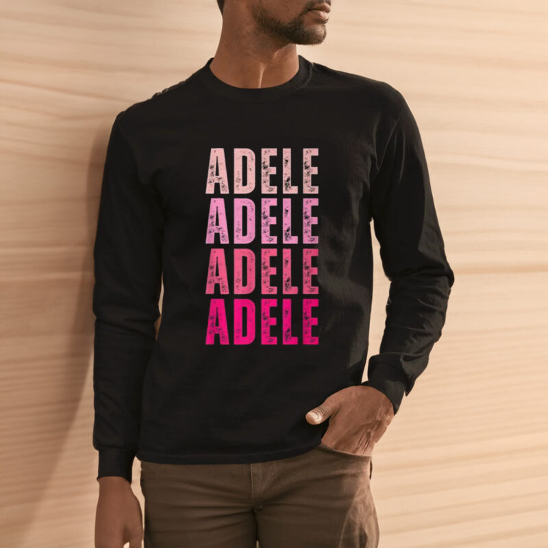 I Love Adele Motif Nom Personnalisé Adele T-Shirt3