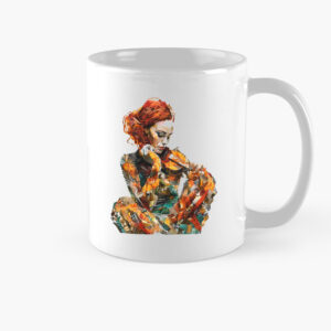 Melancholic Melody, Adele in Artistic Collage Classic Mug