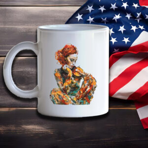 Melancholic Melody, Adele in Artistic Collage Classic Mug3